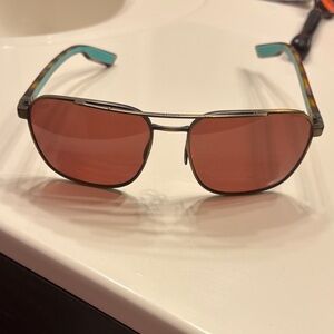 Costa Sunglasses with Red Lenses and Black Frame